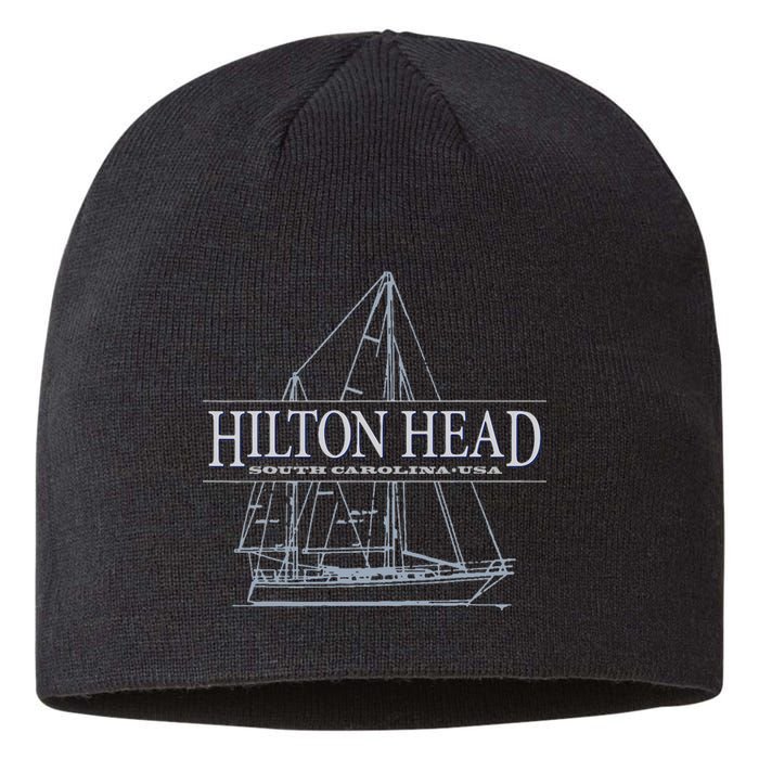 Hilton Head Island South Carolina Sailing Sustainable Beanie