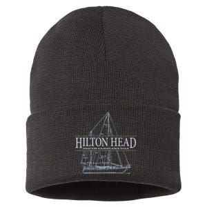 Hilton Head Island South Carolina Sailing Sustainable Knit Beanie