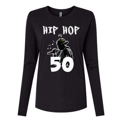 Hip Hop Is 50 50th Anniversary Freestyle Rapper Womens Cotton Relaxed Long Sleeve T-Shirt