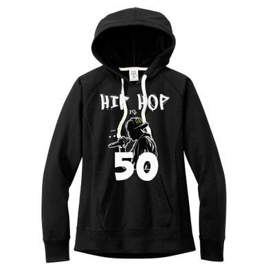 Hip Hop Is 50 50th Anniversary Freestyle Rapper Women's Fleece Hoodie