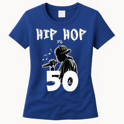 Hip Hop Is 50 50th Anniversary Freestyle Rapper Women's T-Shirt