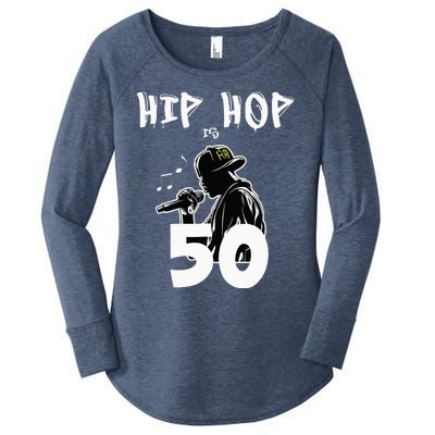 Hip Hop Is 50 50th Anniversary Freestyle Rapper Women's Perfect Tri Tunic Long Sleeve Shirt