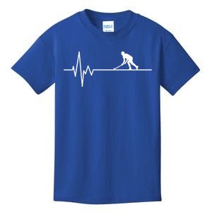 Hockey Heartbeat Ice Hockey Field Hockey Player Great Gift Kids T-Shirt