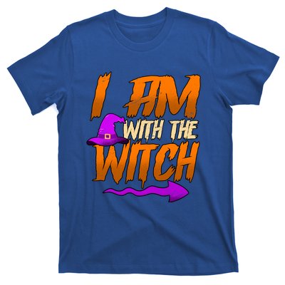 Happy Halloween I Am With The Witch Cool Gift T-Shirt