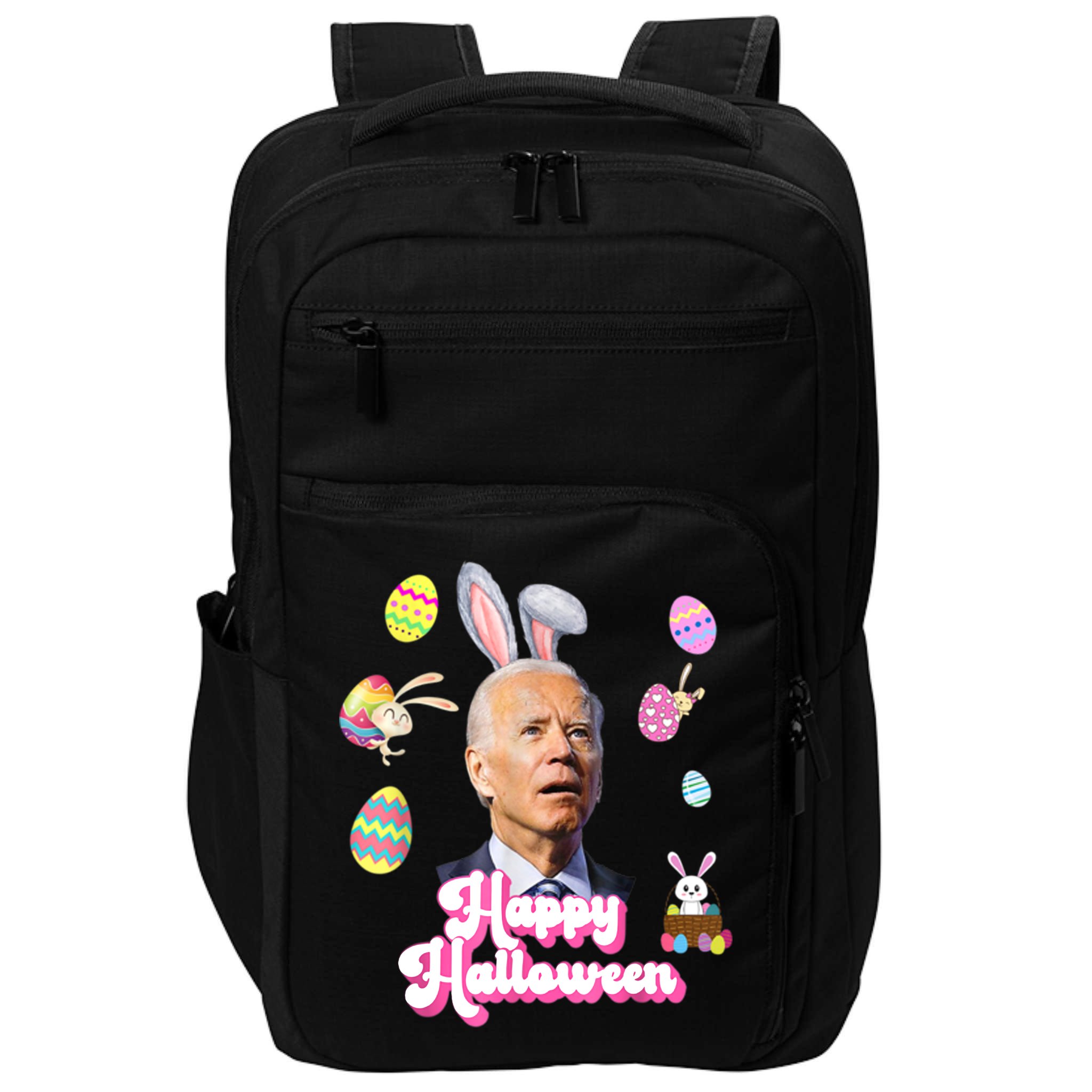 Happy Halloween Joe Biden Funny Easter Impact Tech Backpack