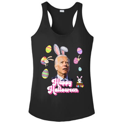 Happy Halloween Joe Biden Funny Easter Ladies PosiCharge Competitor Racerback Tank