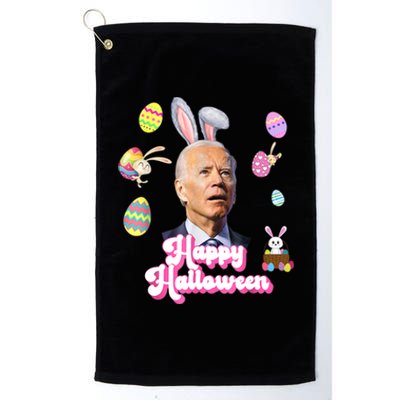 Happy Halloween Joe Biden Funny Easter Platinum Collection Golf Towel