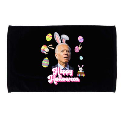 Happy Halloween Joe Biden Funny Easter Microfiber Hand Towel