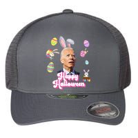 Happy Halloween Joe Biden Funny Easter Flexfit Unipanel Trucker Cap