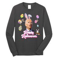 Happy Halloween Joe Biden Funny Easter Long Sleeve Shirt