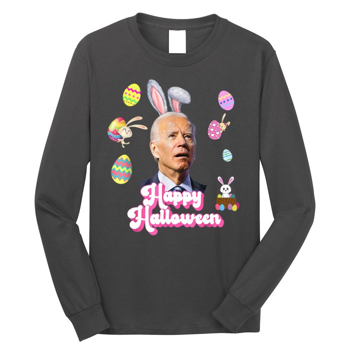 Happy Halloween Joe Biden Funny Easter Long Sleeve Shirt