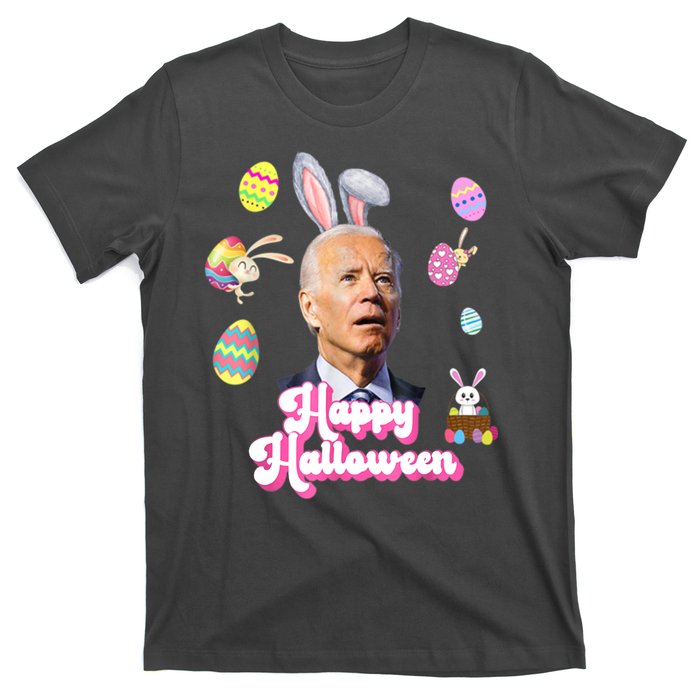 Happy Halloween Joe Biden Funny Easter T-Shirt