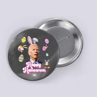 Happy Halloween Joe Biden Funny Easter Button