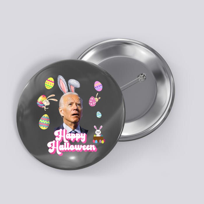 Happy Halloween Joe Biden Funny Easter Button