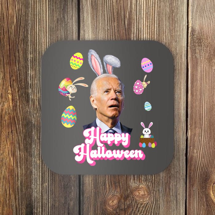 Happy Halloween Joe Biden Funny Easter Coaster