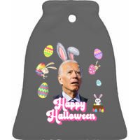 Happy Halloween Joe Biden Funny Easter Ceramic Bell Ornament