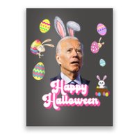 Happy Halloween Joe Biden Funny Easter Poster