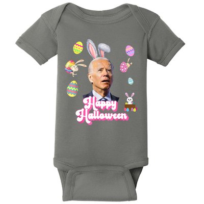 Happy Halloween Joe Biden Funny Easter Baby Bodysuit