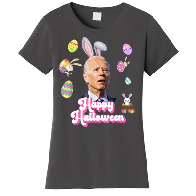 Happy Halloween Joe Biden Funny Easter Women's T-Shirt