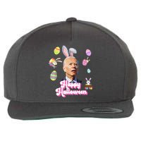 Happy Halloween Joe Biden Funny Easter Wool Snapback Cap