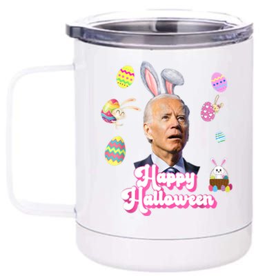 Happy Halloween Joe Biden Funny Easter 12 oz Stainless Steel Tumbler Cup