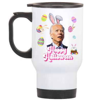 Happy Halloween Joe Biden Funny Easter Stainless Steel Travel Mug