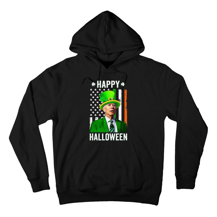 Happy Halloween Joe Biden St Patricks Day Leprechaun Hat  Hoodie