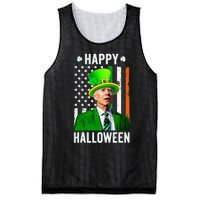 Happy Halloween Joe Biden St Patricks Day Leprechaun Hat  Mesh Reversible Basketball Jersey Tank