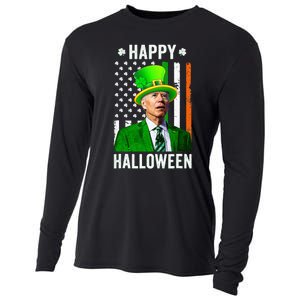 Happy Halloween Joe Biden St Patricks Day Leprechaun Hat  Cooling Performance Long Sleeve Crew