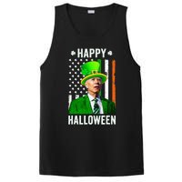 Happy Halloween Joe Biden St Patricks Day Leprechaun Hat  PosiCharge Competitor Tank