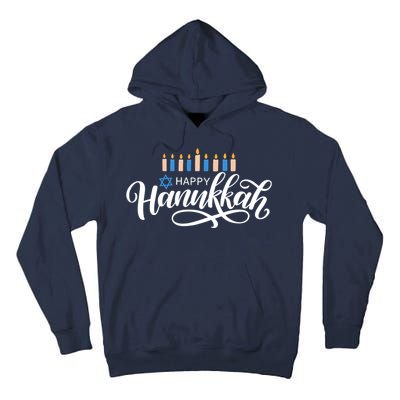 Happy Hanukkah Jewish Holiday Gift Tall Hoodie