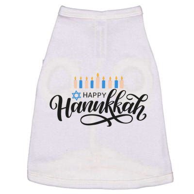 Happy Hanukkah Jewish Holiday Gift Doggie Tank