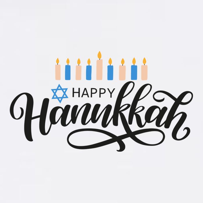 Happy Hanukkah Jewish Holiday Gift Long Sleeve Shirt