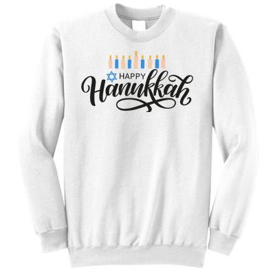 Happy Hanukkah Jewish Holiday Gift Sweatshirt