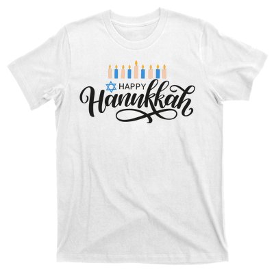 Happy Hanukkah Jewish Holiday Gift T-Shirt