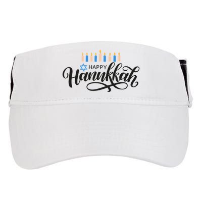 Happy Hanukkah Jewish Holiday Gift Adult Drive Performance Visor