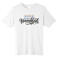 Happy Hanukkah Jewish Holiday Gift Tall Fusion ChromaSoft Performance T-Shirt