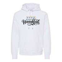 Happy Hanukkah Jewish Holiday Gift Premium Hoodie