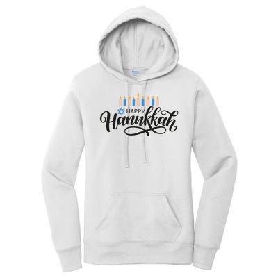 Happy Hanukkah Jewish Holiday Gift Women's Pullover Hoodie