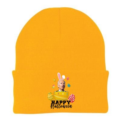 Happy Halloween Joe Biden Easter Funny Confused Knit Cap Winter Beanie