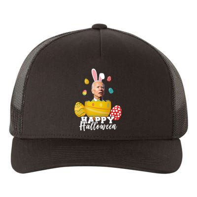 Happy Halloween Joe Biden Easter Funny Confused Yupoong Adult 5-Panel Trucker Hat