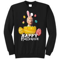 Happy Halloween Joe Biden Easter Funny Confused Sweatshirt