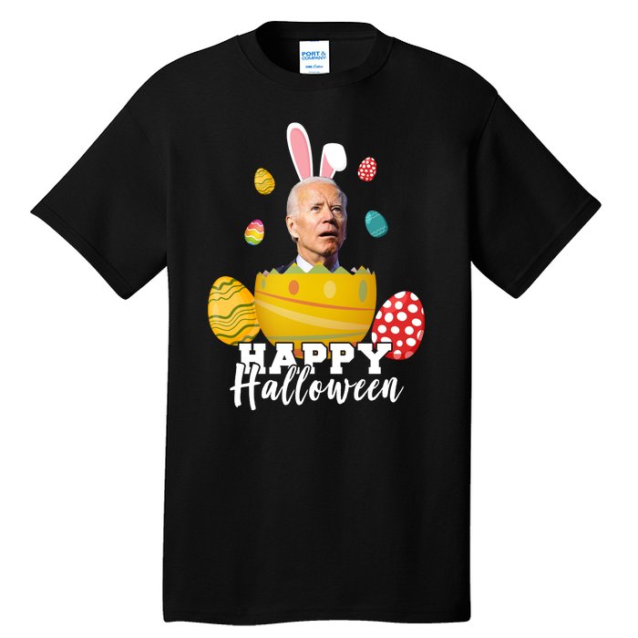 Happy Halloween Joe Biden Easter Funny Confused Tall T-Shirt