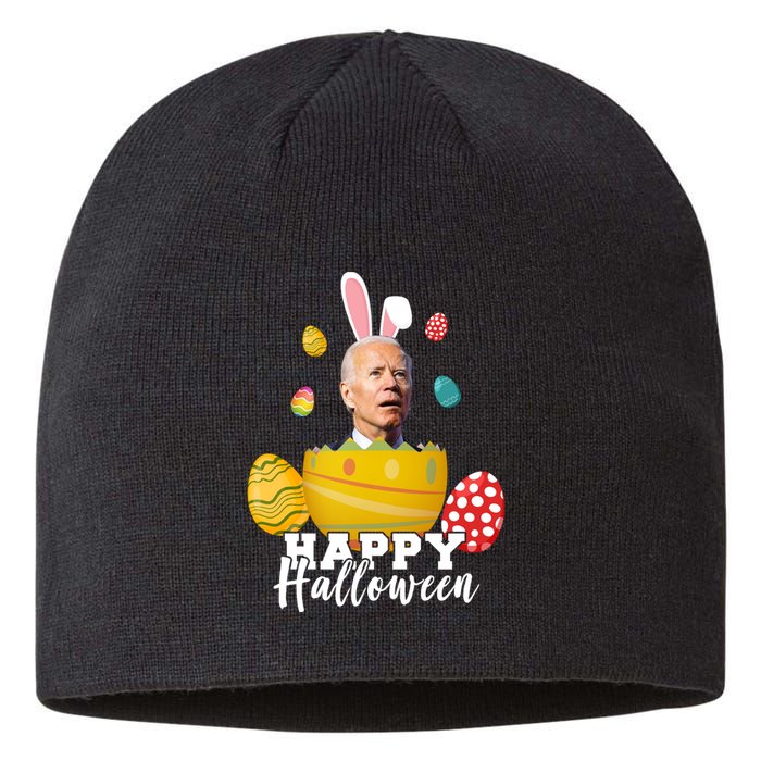 Happy Halloween Joe Biden Easter Funny Confused Sustainable Beanie