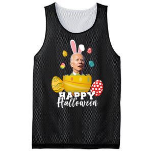 Happy Halloween Joe Biden Easter Funny Confused Mesh Reversible Basketball Jersey Tank