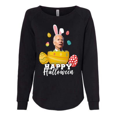 Happy Halloween Joe Biden Easter Funny Confused Womens California Wash Sweatshirt