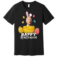 Happy Halloween Joe Biden Easter Funny Confused Premium T-Shirt