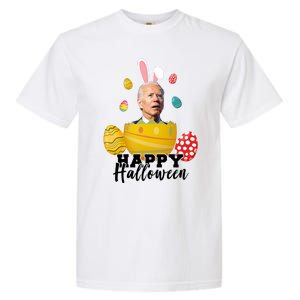 Happy Halloween Joe Biden Easter Funny Confused Garment-Dyed Heavyweight T-Shirt