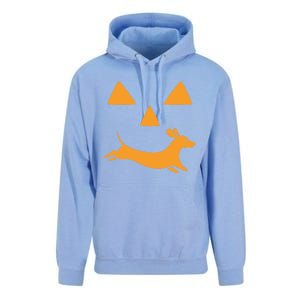 Happy Halloween Jackolantern Face With Dog Breeddachshund Funny Gift Unisex Surf Hoodie