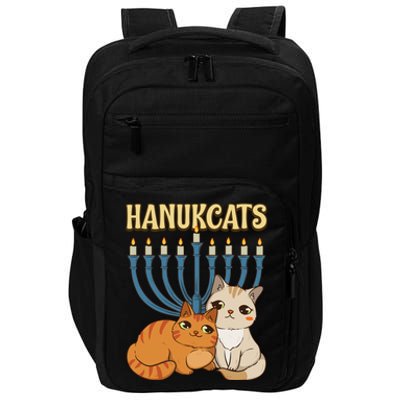 Hanukcats Hanukkah Jewish Cat Kawaiiorah Holiday Impact Tech Backpack